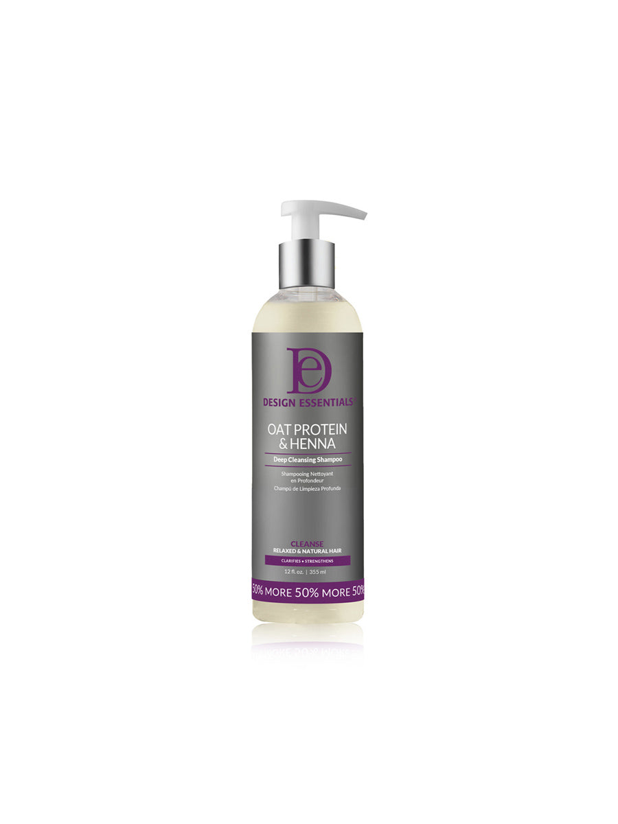 Design Essentials Oat Protein & Henna Deep Cleansing Shampoo