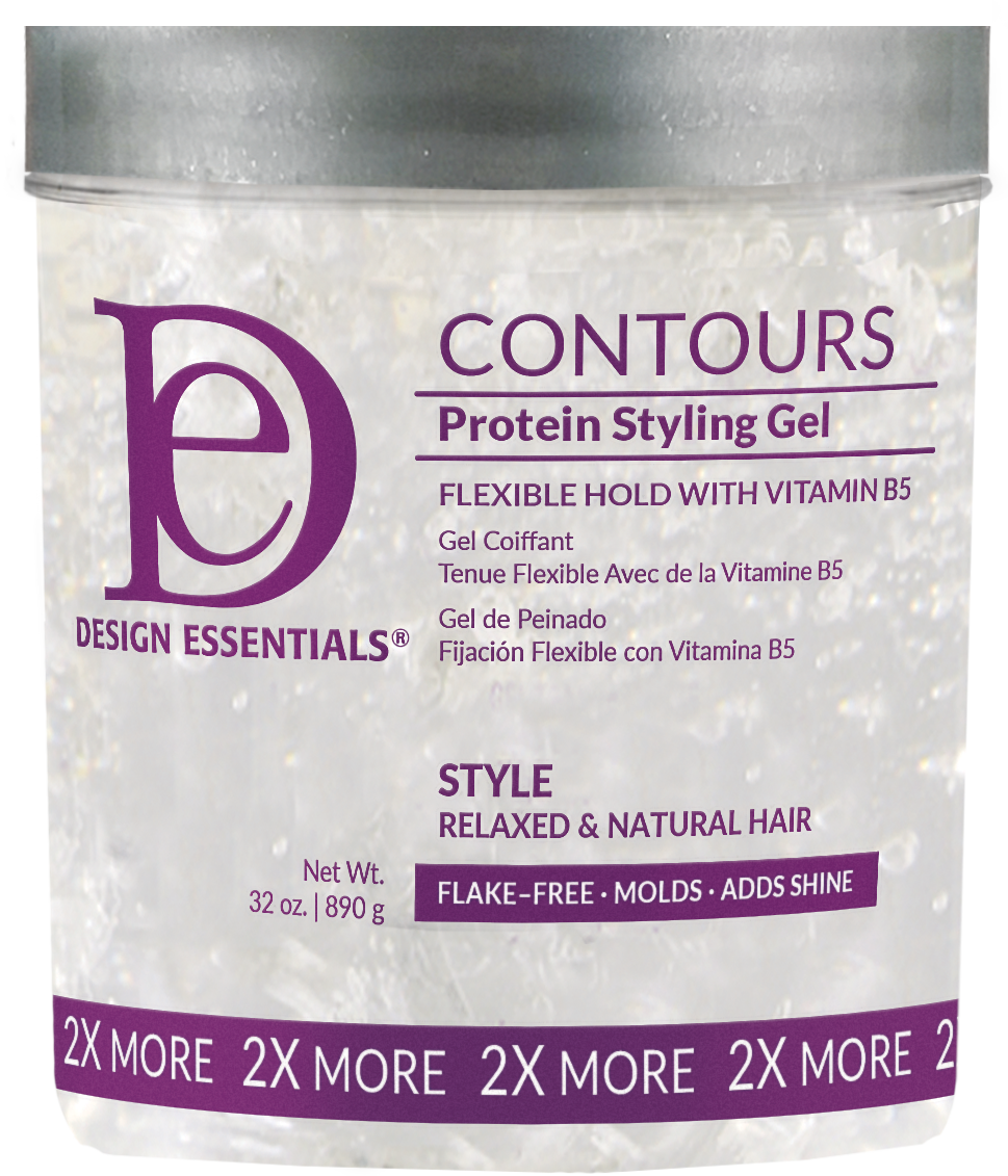 Design Essentials Contours Panthenol Enriched Clear Protein Styling Gel