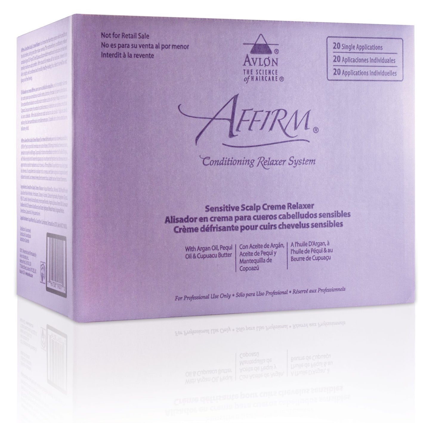 Affirm Conditioning Relaxer System Sensitive Scalp Cream Relaxer Kit - 4-20 Pack